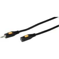 Vivanco Audio Cable 1x3.5mm Male/Fem. 2.5m Black