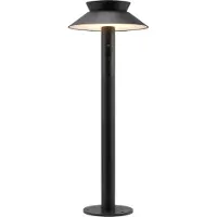 Nordlux LED-aurinkovalaisin Justina, liiketunnistin, musta Justina, Musta, Metalli