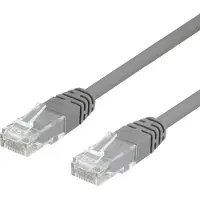 Deltaco UTP Verkkokaapeli Cat6 3m - Harmaa