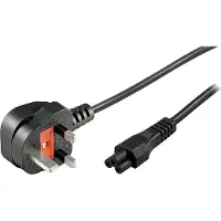 Deltaco BS 1363 (UK) - IEC 60320 C5 - Maadoitettu virtakaapeli, 3 metriä, Musta