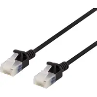 Deltaco Slim U/UTP Cat6a ohut 0,3m RJ45 verkkokaapeli