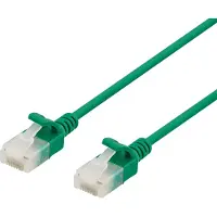 Deltaco Slim U/UTP Cat6a ohut 5,0m RJ45 verkkokaapeli
