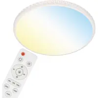 Briloner Style LED plafondi 48W 3000-6000K 59,5cm valkoinen
