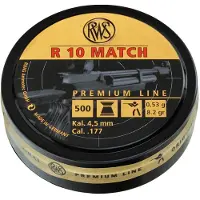 Rws R10 Match 4,50mm 0,53g 10 ras