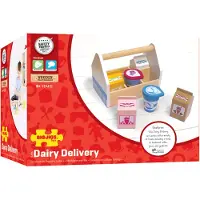 Bigjigs Wooden Box with Dairy Products 7 pcs.