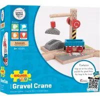 Bigjigs Wooden Rails - Gravel Crane