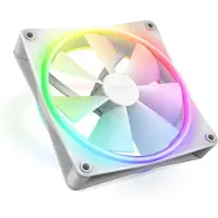 NZXT F140 RGB DUO PWM RGB -tuuletin, 140 mm, nestelaakeri, valkoinen