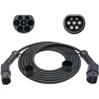 Sinox EV Charging Cable Mode 3 - 32A 1 phase - 5m - Black