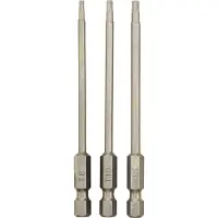 Bosch Powertools 3-os. ruuvauskärkisarja Torx-koloruuveille (T) T8, T10, T15, 89 mm
