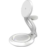 J5CREATE Qi2 3-in-1 Magnetic Foldable Wireless Charging Station