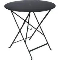 Fermob Bistro pöytä, 77 cm, liquorice