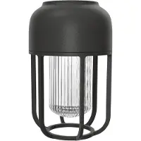 Houe Kannettava aurinkokenno-lamppu LIGHT No.1 musta