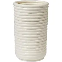 Ferm Living Corduroy maljakko 21 cm Off white