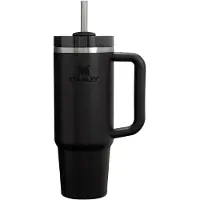 Stanley Quencher H2.O FlowState Tumbler ruostumaton tumbler-pullo ja pilli keskitason Black 2.0 1 kpl