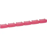 LK Väri code bar Punainen for patchpanel 6port