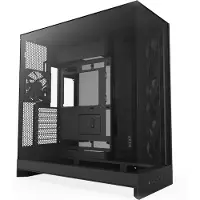 NZXT H9 Flow (2025) -miditornikotelo ikkunalla, musta