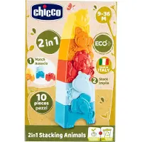 Chicco Pinottavat palikat Chicco eco+ Torni eläimet