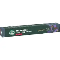 Starbucks Decaf espresso Roast kahvikapselit By nespresso