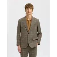 Selected Slhrelaxed-Oasis Sun Chk Blz - Brown - 50