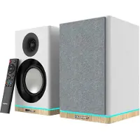 Blaupunkt BS-60WH LED WHITE SLOWER SPEAKERS (BLUETOOTH, 2x90W, RCA, USB, OPTICAL, BASS-REFLEX, PILOT)