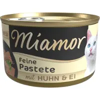 Miamor 24x85g Pâté kananmuna & kana kissan märkäruoka