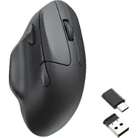 Keychron Langaton ja langallinen M7-A1 hiiri 26000 DPI musta ergonominen kevyt