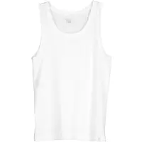 Schiesser White Sleeveless Shirt - Long Life Soft - White - S