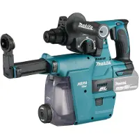 Makita LXT DHR242ZJW 18V SDS-Plus akkuporavasara runko pölynpoistolla