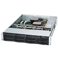 Supermicro SC825 TQC-R802LPB - Kotelot - Server (Rack) - Musta