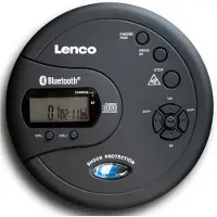 Lenco CD-300, MP3-soitin, LCD, Musta (CD-300SCHWARZ)