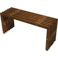 Buitengewoon Boet D-Bench Penkki 100 cm Mänty Ruskea Öljytty