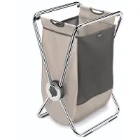 Simplehuman Yksittäinen X-kehyspyykkipussi, Kromi