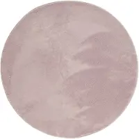 KMCarpets Matto Pyöreä 120, Soft Dusty Pink