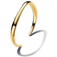 Pandora 14K Gold-Plated Open Bangle - Gold - 19 CM