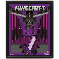 Pyramid - Minecraft Lenticular 20 x 30 cm - Kuva