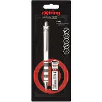 Rotring Tikky Mechanical Pencil Set | 0.5 mm | Lead Refills | White Barrel