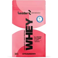Leader Whey Protein Strawberry 500 g proteiinijauhe