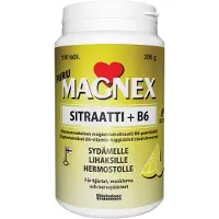Vitabalans Magnex Sitraatti + B6-vitamiini Sitruuna