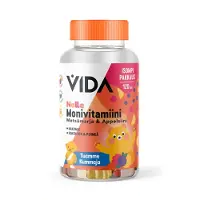 Vida Nalle Monivitamiini Metsämarja&Appelsiini 120 kpl ravintolisä