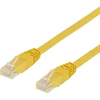 Deltaco – U/UTP Cat6 laitekaapeli, 0,75m, vihreä (TP-607GL)