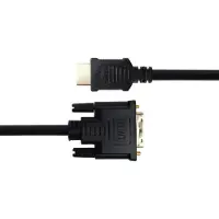 Deltaco – HDMI / DVI-D-kaapeli, 1 m, musta (100021)