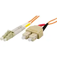 Deltaco – Kuitukaapeli LC - SC, duplex, multimode, 62,5/125, 10m (LCSC-10M)