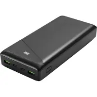 Deltaco – Virtapankki pikalatauksella, 30 000 mAh / 111 Wh, musta (PB-C1002)