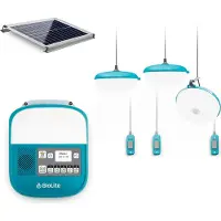 BioLite SolarHome 625 Off Grid, lighting system, blue