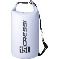 Cressi Pvc Dry Sack 15l Valkoinen