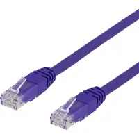 Deltaco TP-6 U/UTP Cat6 violetti verkkokaapeli