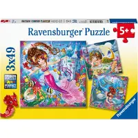 Ravensburger Palapeli Merenneidot 3x49