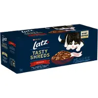 Purina Latz - Tasty Shreds Farm Selection 44 x 80 g - Kissat - Kissanruoka - Märkäruoka