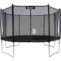 React Trampoliini 396 cm turvaverkolla
