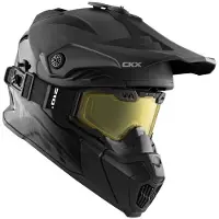 CKX Titan Airflow Carbon matta crossikypärä + ajolasit
